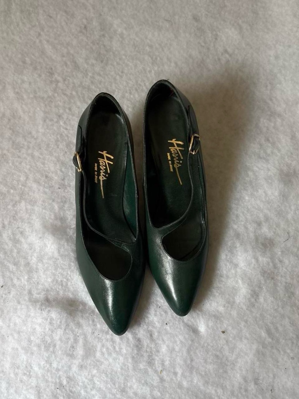 Women’s Dark Green Pointed Toe Pumps